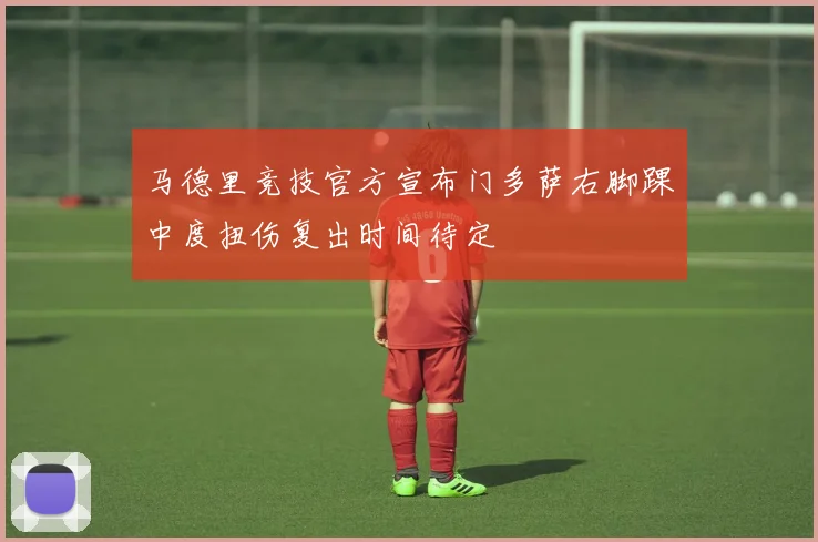 马德里竞技官方宣布门多萨右脚踝中度扭伤复出时间待定