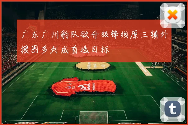 广东广州豹队欲升级锋线原三镇外援图多列成首选目标